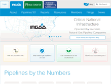 Tablet Screenshot of ingaa.org
